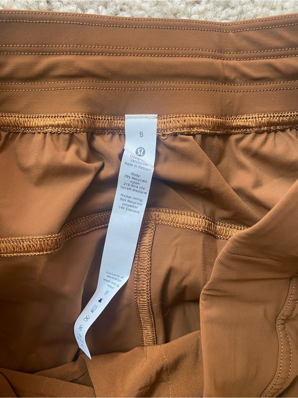 Lululemon Women’s Adapted State High-Rise Jogger Pants *28" Copper Brown Size 8 - Picture 5 of 9